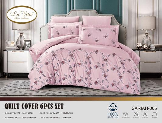 طقم غطاء لحاف 6 قطع *سارية*Duvet Cover 6pc set *SARIAH*