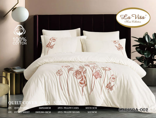 طقم غطاء لحاف 6 قطع *كابيندا*Duvet Cover 6pc set *CABINDA*