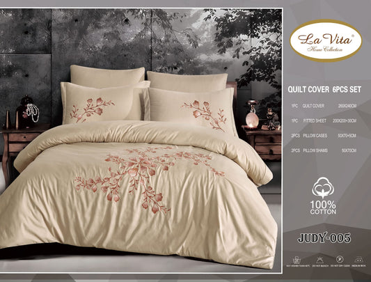 طقم غطاء لحاف 6 قطع *جودي*Duvet Cover 6pc set *JUDY*