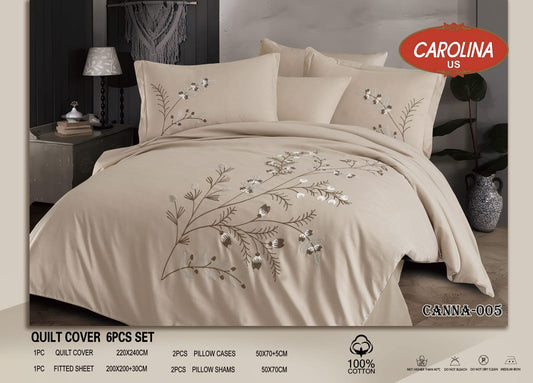 طقم غطاء لحاف 6 قطع *CANNA*Duvet Cover 6pc set *CANNA*